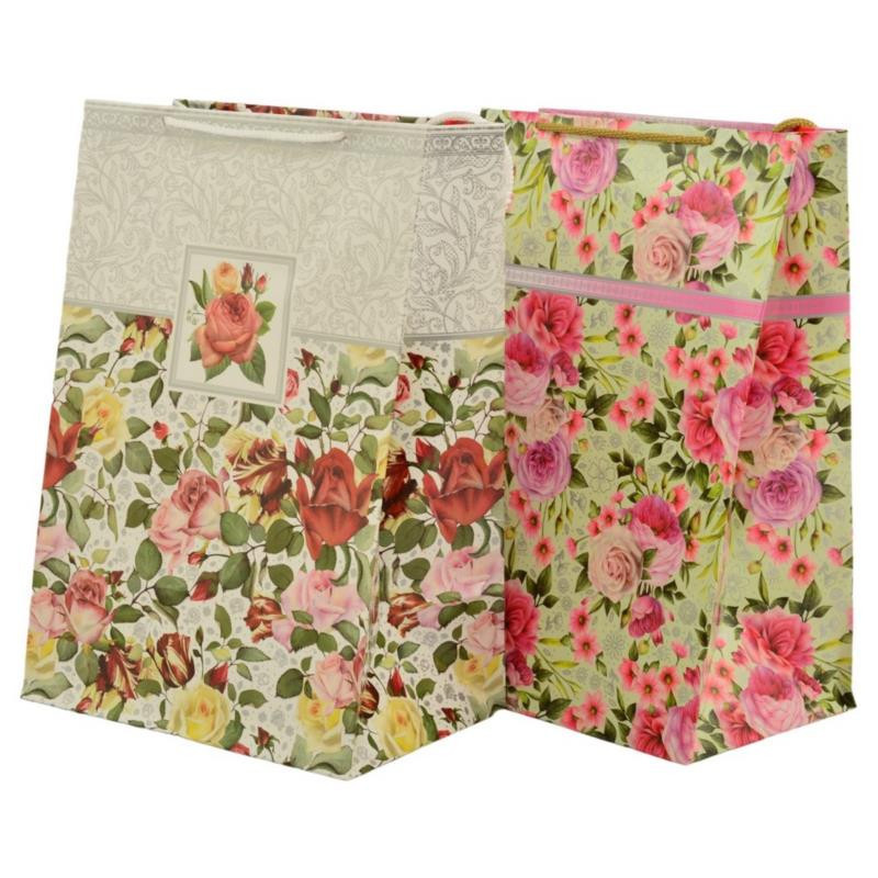 Torebka ozdobna 42x29x18cm T-16L mix